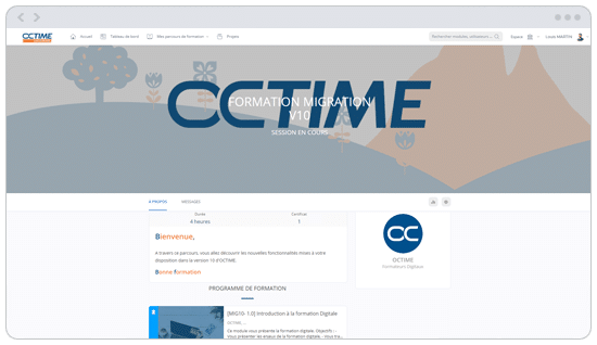 formation migration octime